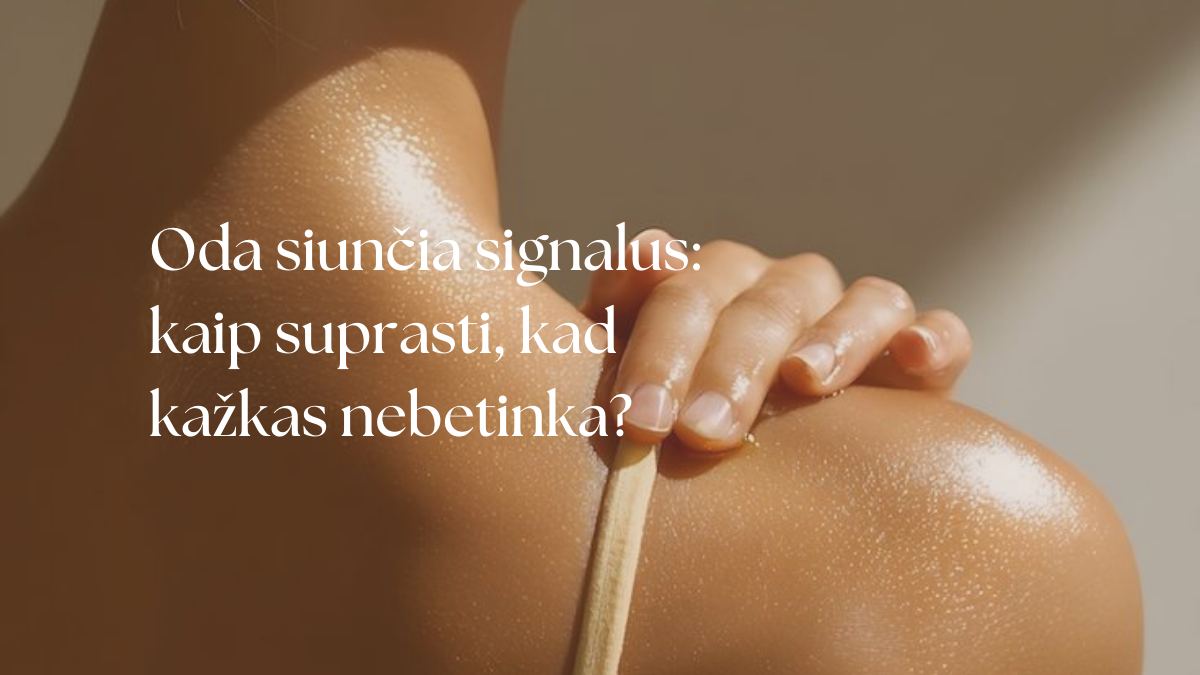 Oda siunčia signalus: kaip suprasti, kad kažkas nebetinka?