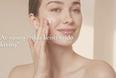 Ar vasarą reikia keisti veido kremą?